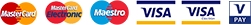 Elfogadott bankkártya típusok